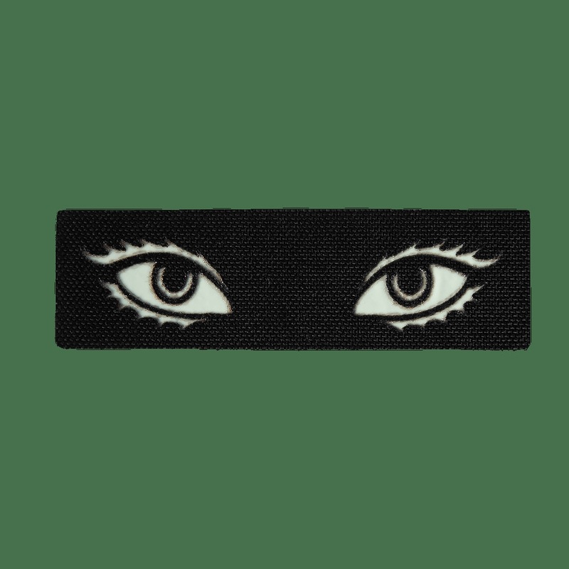 Camotec Black Eye Patch with Luminous Lashes (2.5 x 8)