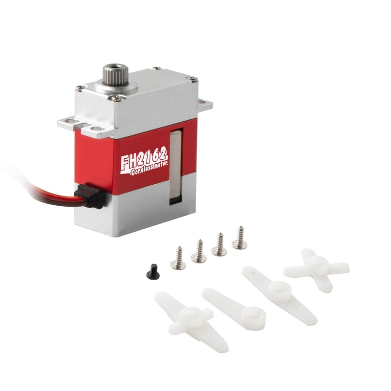 Flashhobby FH-2162 Micro Servo 6.2kg-cm 7.4V Coreless Digital Servo, 2BB, Futaba/JR 220mm