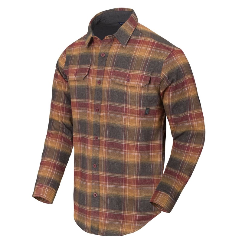 Helikon-Tex Greyman Shirt Foggy Graphite with Orange Accents