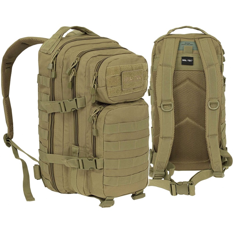 MI-TEC U Compact 20L Rugged Backpack in Coyote