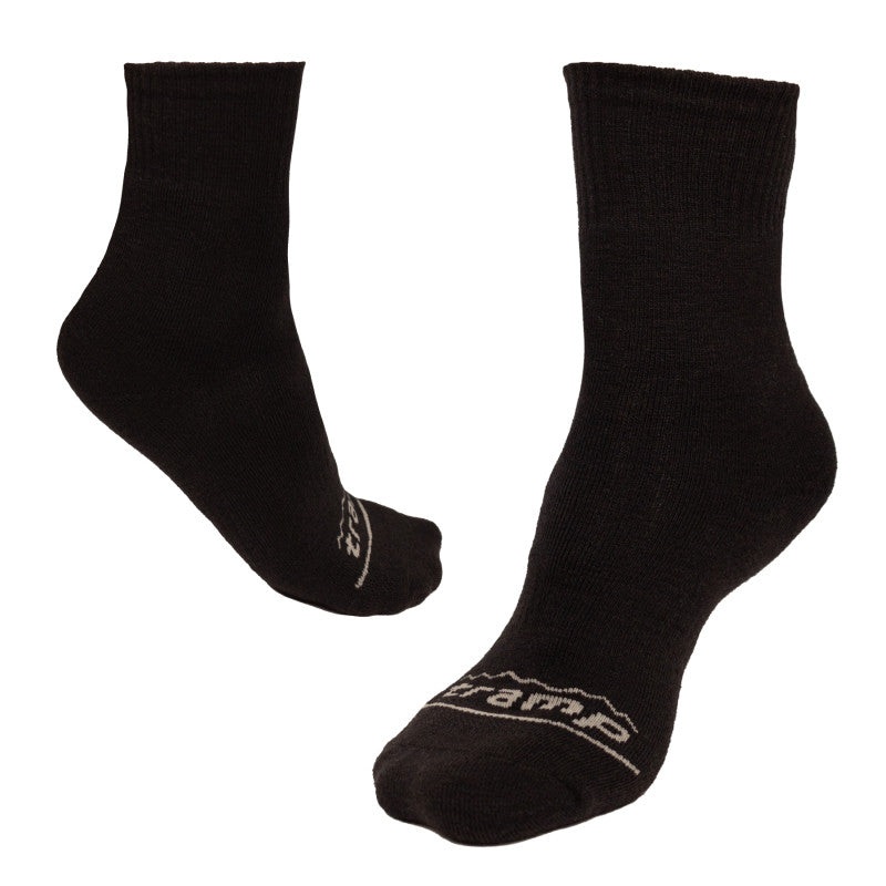 Tramp Men's Merino Wool Winter Socks, Size 44-46, Black