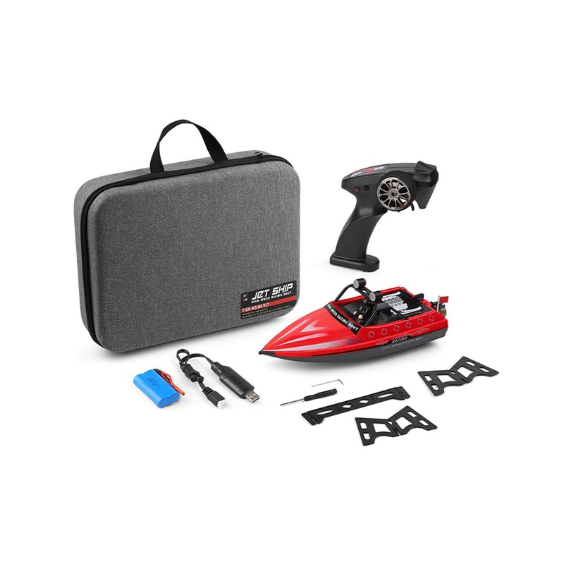Wltoys WL917 Boat - Mini RC Jet Boat with Remote Control Water Jet Thruster 2.4G Electric High Speed Racing Boat Toy for Children wl917R1B800