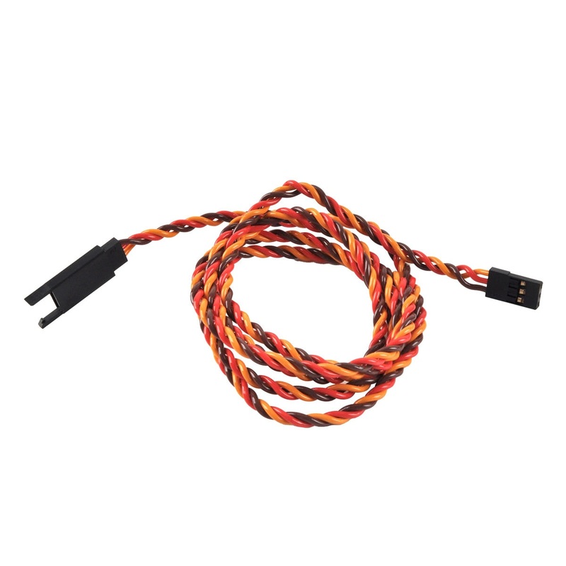 5PCS/lot Servo Extension Wire Twisted Cable Leads 15cm 30cm 100cm for Fixwing Aircarft RC Model Airplane JR Futaba Servos Motor 15cm 5pcs