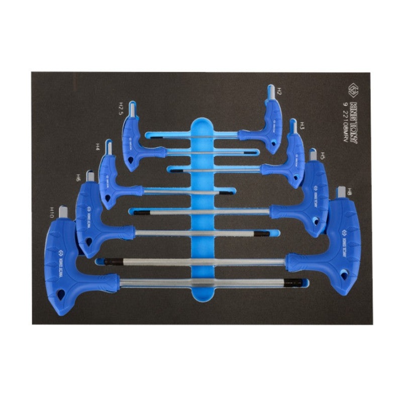 8-Piece Socket Wrench Set in Foam Organizer