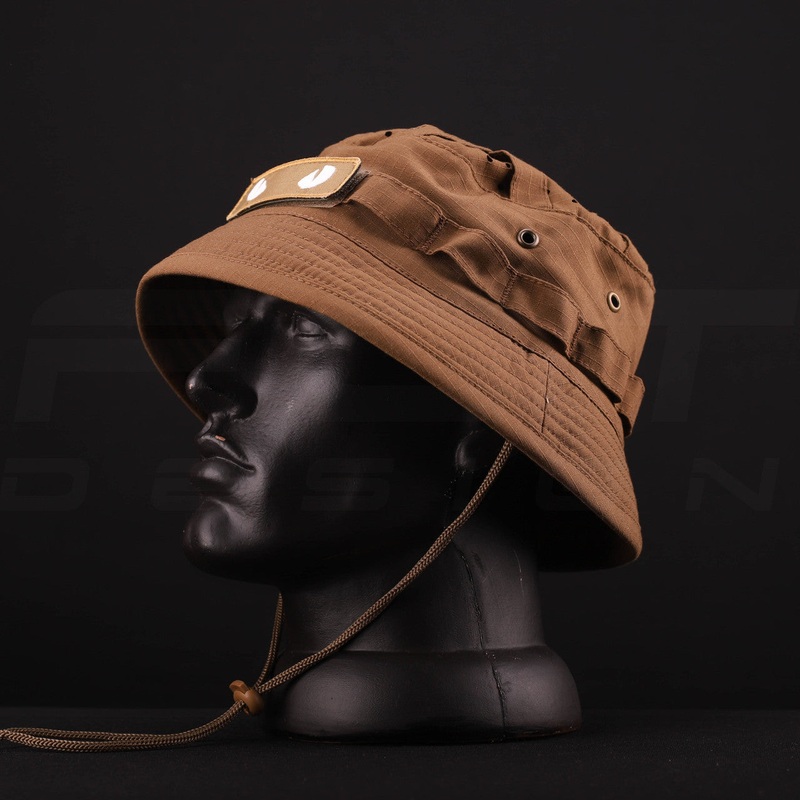 Coyote Rugged Ripstop Panama Hat with Ventilation and Adjustable Fit