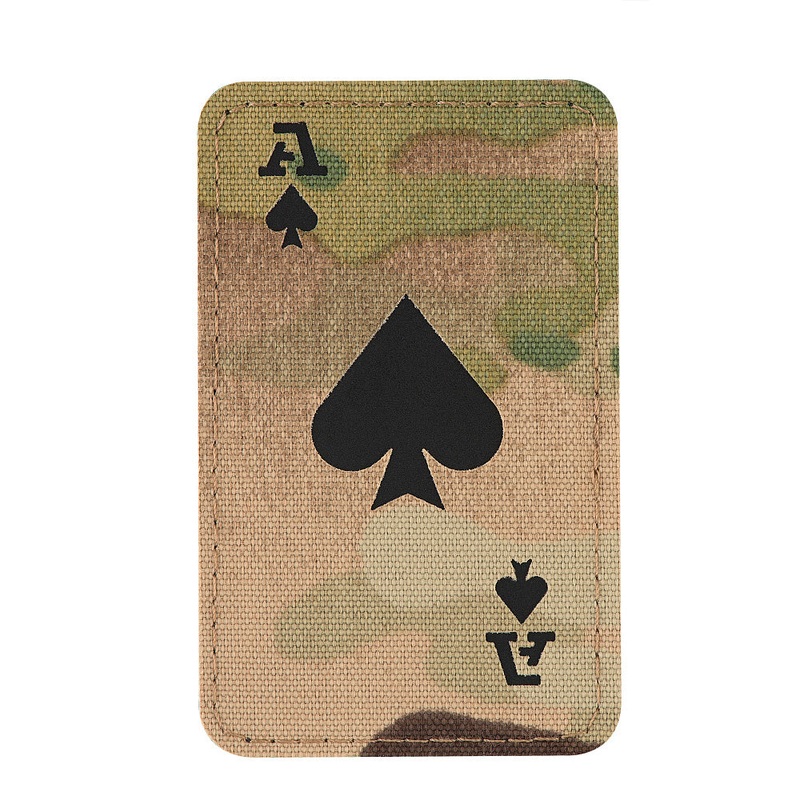 M-Tac Ace of Spades Patch Laser Cut Multicam/Black