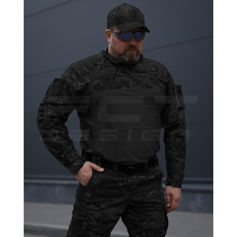 Ubacks Rugged Performance Shirt Striker Black MultiCam