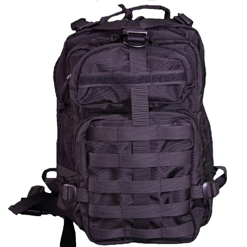 35-Liter Rugged Backpack Kirasa Black Cordura