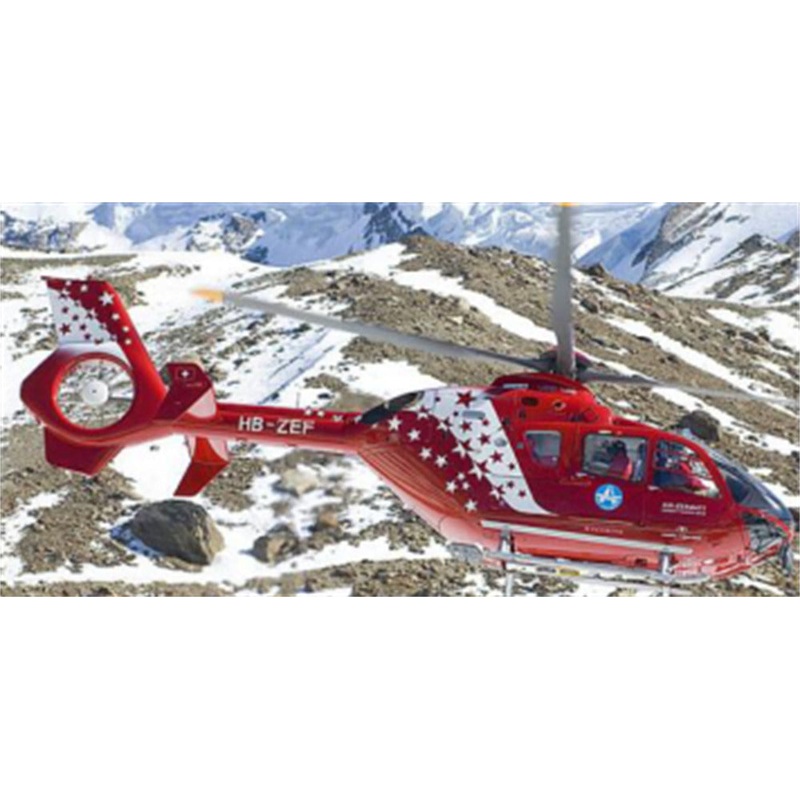 Air Zermatt 800 EC-135 T3 ARF RC Helicopter Fuselage Red Painting Kit Version