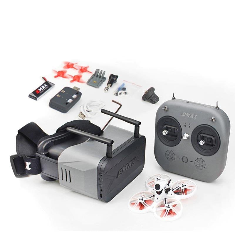 Emax Tinyhawk III 3 RTF Kit FPV Racing Drone F4 5A 15000KV RunCam Nano 4 37CH 25-100-200mW VTX FrSky D8 w/ Controller & Goggles RTF