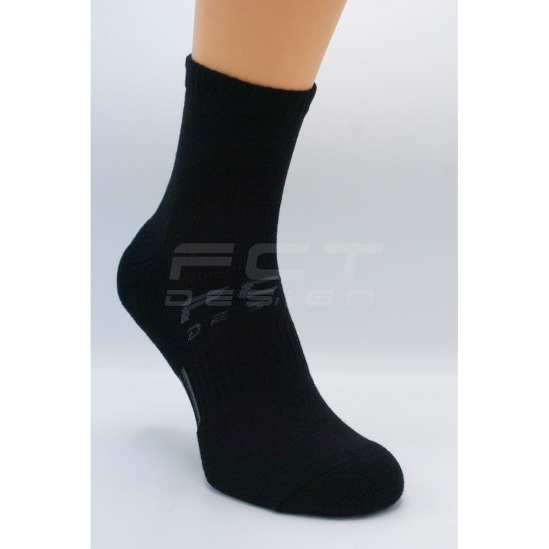 FCT Black Rugged Mid-Season Socks