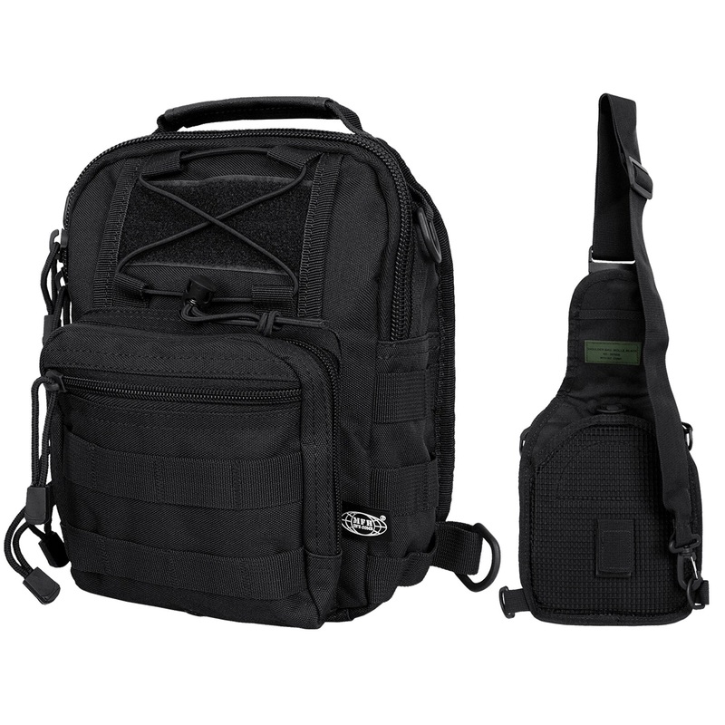 MFH Black Single Strap Houlder Bag