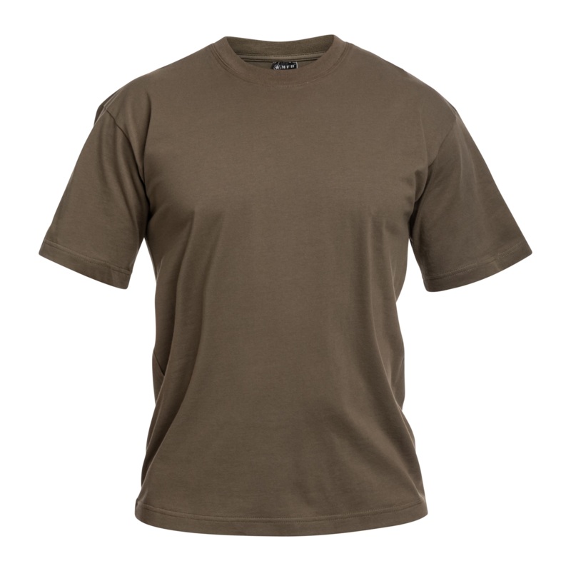 MFH U Classic-Style Cotton T-Shirt in Olive Green