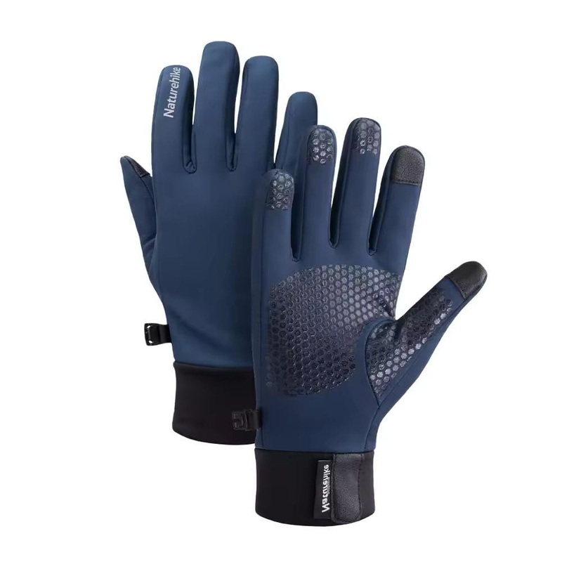 Naturehike NH19S005-T Water-Resistant Gloves, Size L, Dark Blue