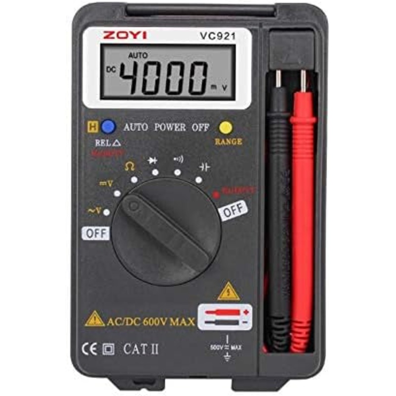 ZOYI VC921 HANDHELD AUTO-RANGING DIGITAL MULTIMETER TOOL
