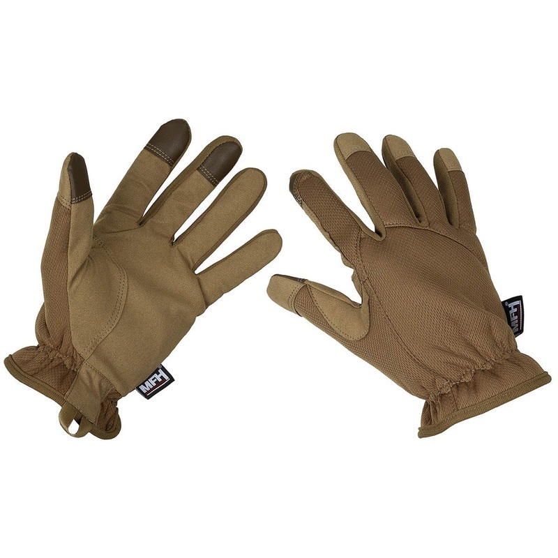 MFH Lightweight Coyote Rugged Gloves