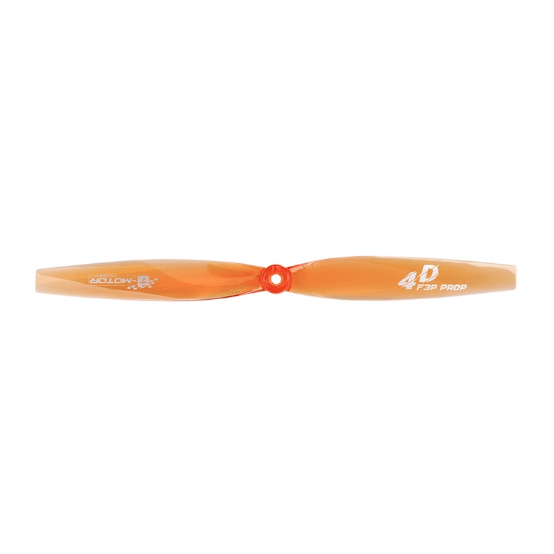 T-Motor T904D Propeller (Plastic) for 4D F3P Indoor Fixed Wing Planes, Forward/Reverse Push-Pull Clear Orange