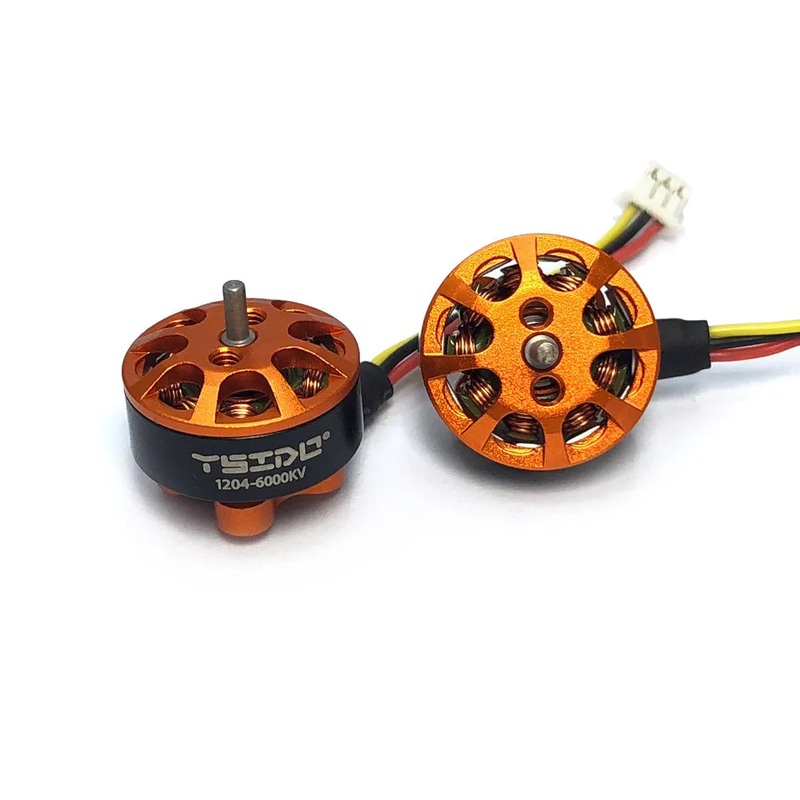 YSIDO 1204 6000KV 23S Brushless Motor for 3-Inch FPV Toothpick Drone Compatible with Tyro89 & 100150mm Micro Frames 4Pcs 1204 6000KV