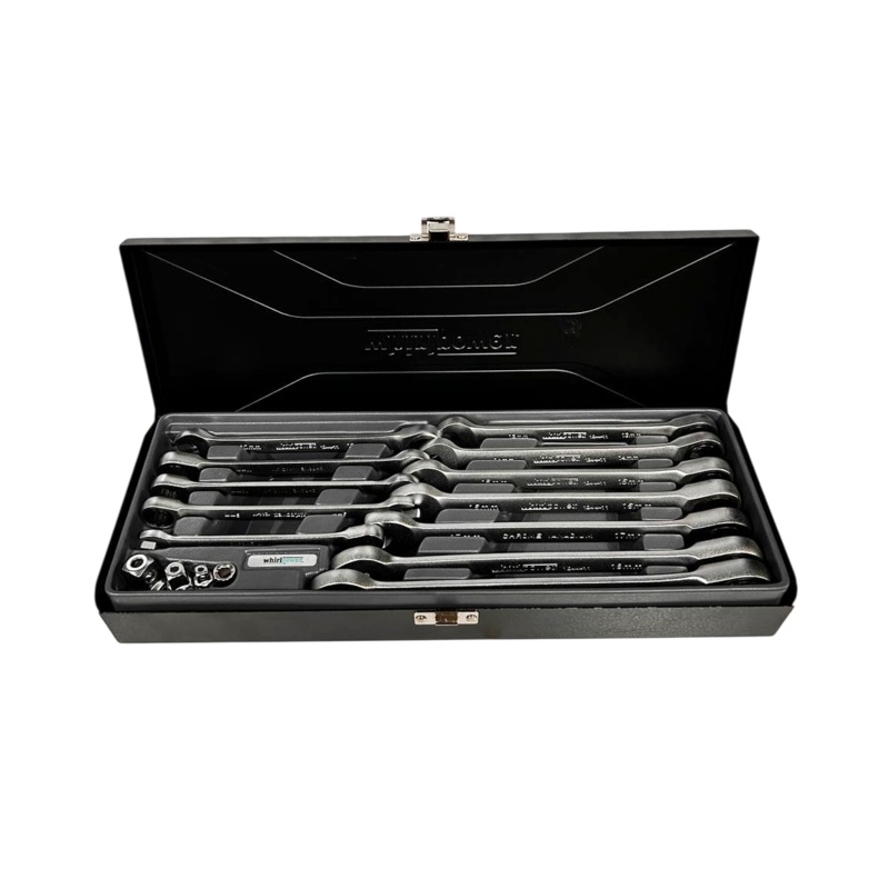 12-Piece Socket Wrench Set 8-19mm with Metal Case