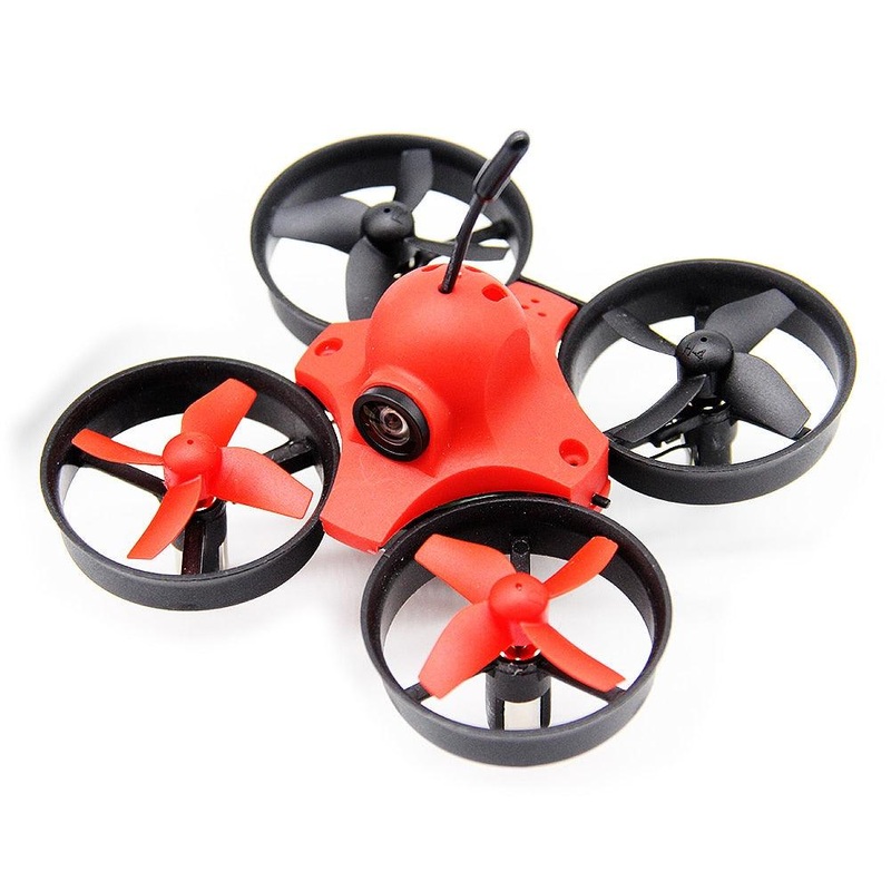 716 PoKe Micro FPV Mini RC Quadcopter Drone - 360 Degree Flip 5.8G 25mW AIO Camera Headless Mode One Key Return Indoor Standard Black