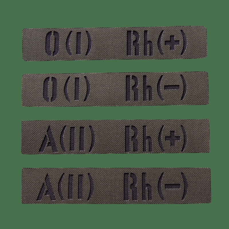 Camotec Blood Type Patch - Durable Utility Patch