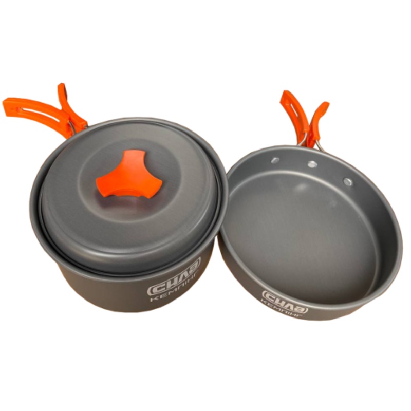 Camping Cookware Set (Pot + Frying Pan) Sila