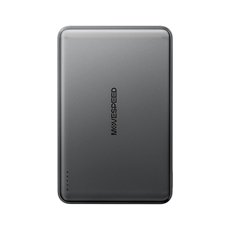 MOVE SPEED MSP07 Magnetic Solid-State Power Bank 5000mAh 18W (CCC Certified) Grey