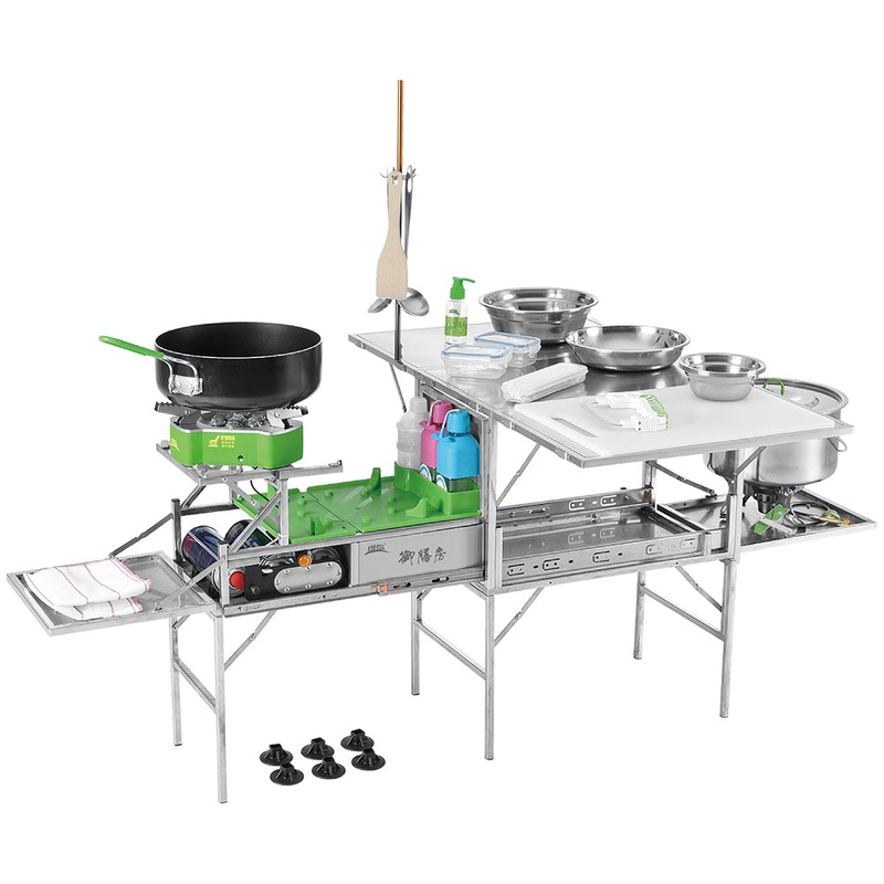 Portable Camping Kitchen with Table BRS-96
