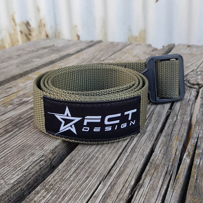 Rugged Web Belt FST in Khaki