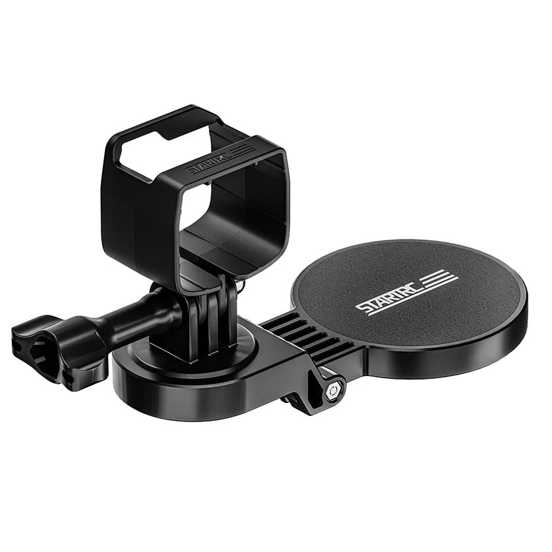 STARTRC Magnetic Mount Bracket for DJI Pocket 3, GoPro Adapter, 1/4" Thread, 6Magnet Base, MultiAngle Desktop Holder Mount Bracket