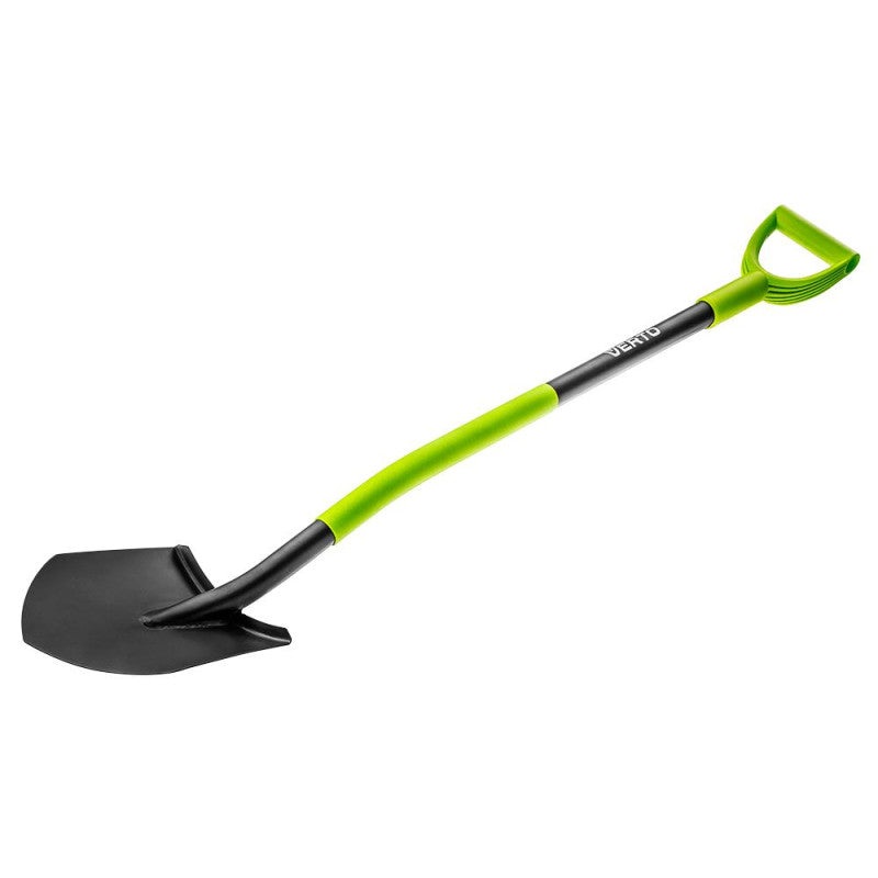 Verto 125cm Steel Spading Shovel, 2kg Lightweight Design