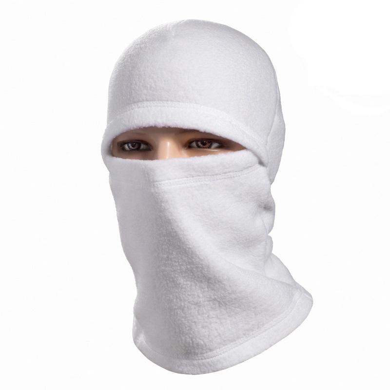 White Fleece Ninja Balaclava