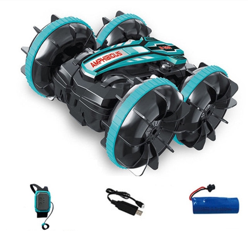 2.4G Amphibious Stunt - Remote Control Vehicle Double Sided Rolling Driving New Technology RC Vehicle Children's Electric Toys B500B1R01