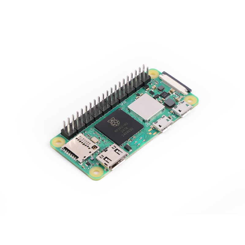 Raspberry Pi Zero 2 W Development Computer, PreSoldered 40Pin Header, QuadCore 1GHz CortexA53, WiFi 2.4GHz, BT 4.2 BLE