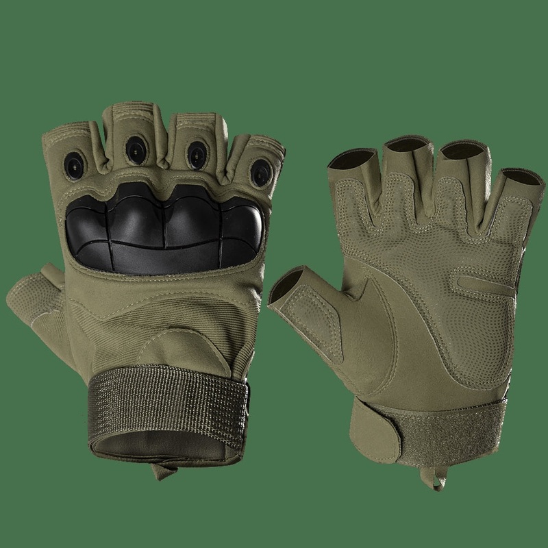 Air Tac Olive Shooting Gloves