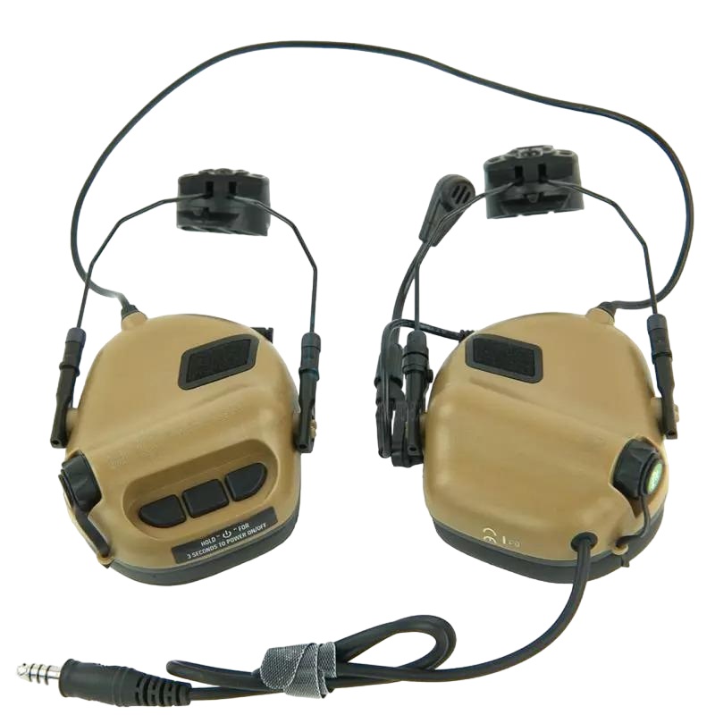EARMOR M32H Coyote Rugged Headphones with Mount