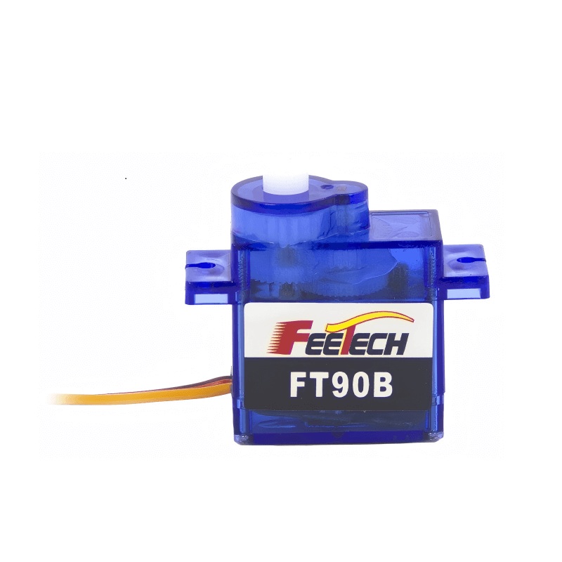 FEETECH FT90B Servo Motor, 6V Digital, 1.5kg.cm Stall Torque, 180 Limit Angle, 36V, Plastic Gears, JR 250mm Wire