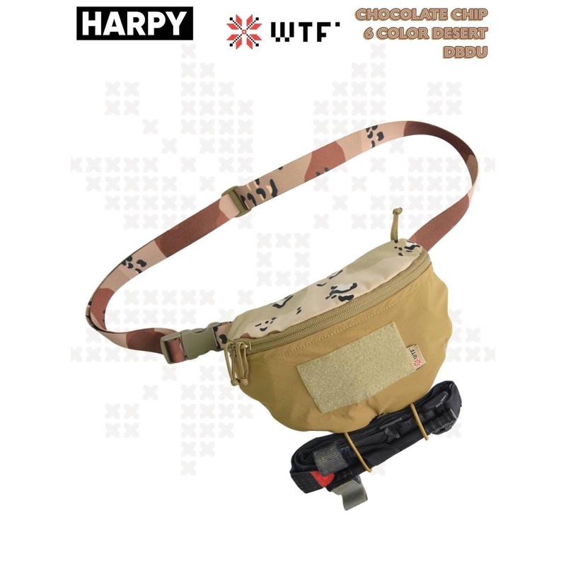 Harpy Chocolate Chip Fanny Pack With 6 Color Desert Design