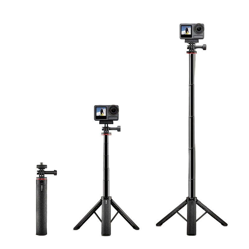 STARTRC Camera Extension Tripod for DJI Osmo Action/Insta360/GoPro 6.6920 inch 4stage selfie stick, aluminum alloy + ABS, 157 g tripod