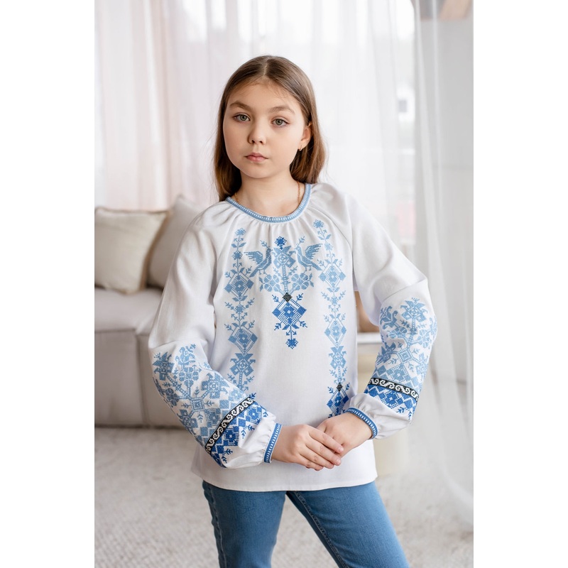 Stylish Embroidered Girl's Shirt - Divopta, Art. 4370