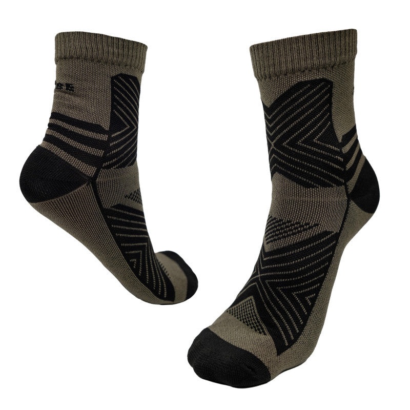 Tribe Summer Trekking Socks, Olive, Size 44-46