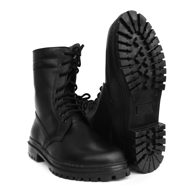 Vik-Tailor NATO Black Winter Rugged Boots with Faux Fur