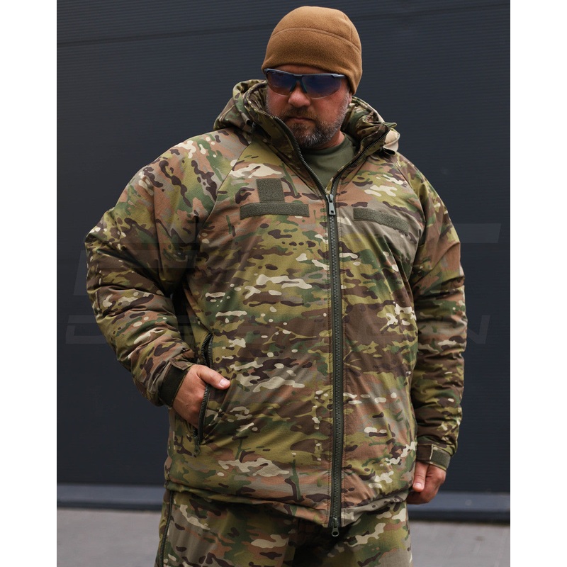 7-Layer Winter Jacket Water-Resistant G-Loft Multicam