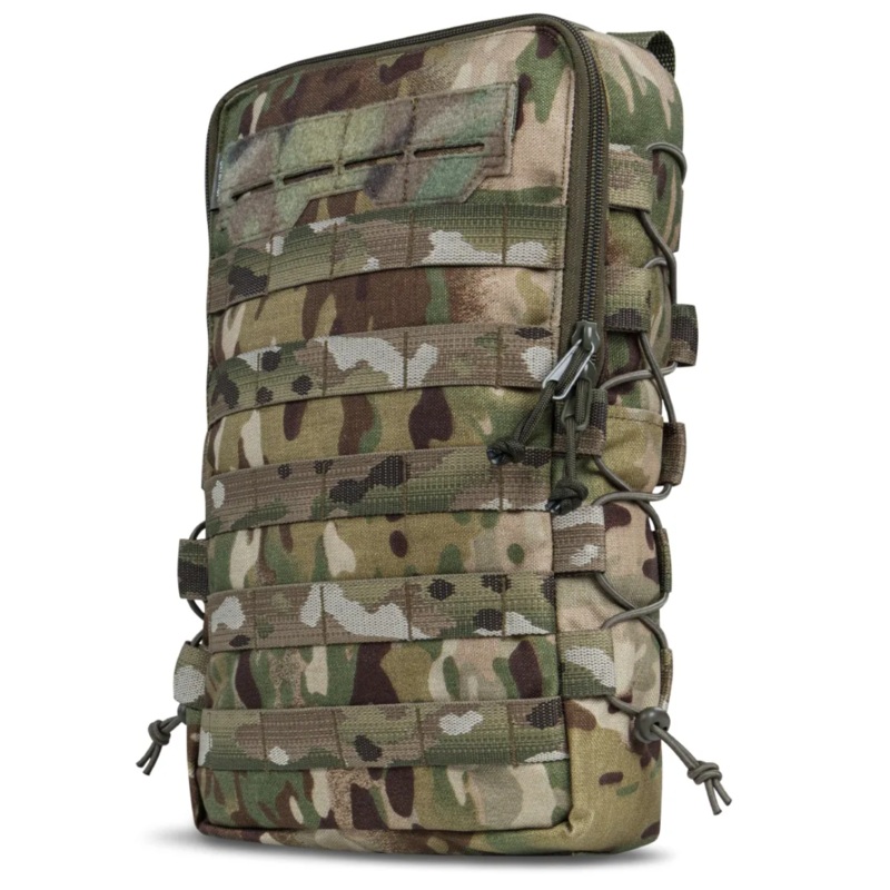 Rugged Compact Backpack with Quick Release and Velcro Panel, MultiCam 1000D
