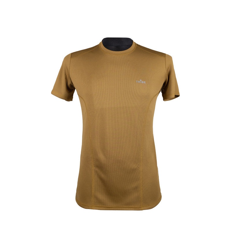 Tribe Coolpass Short Sleeve T-Shirt in Coyote, XL