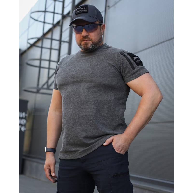 Zara Gray Rugged Performance Shirt with Pocket