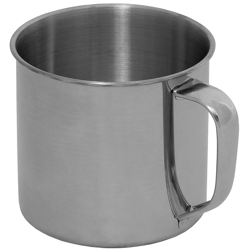 MFH Stainless Steel 500ml Metal Mug