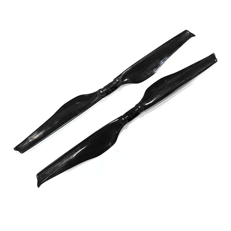 Quite 30 x 9.9'' Fold Propeller Carbon Fiber + PMI Aviation Bubble Composite Carbon Prop Lightweight