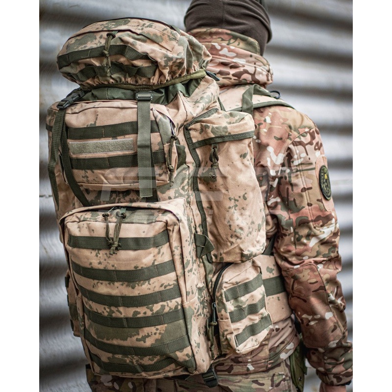 Multi-Terrain 110L Duffel Backpack for Transport and Utility