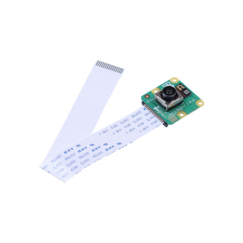 Raspberry Pi Camera Module 3 Wide Sony IMX708, 12MP HDR, 4608 2592, 120 Diagonal FOV, IR Cut Filter, Autofocus